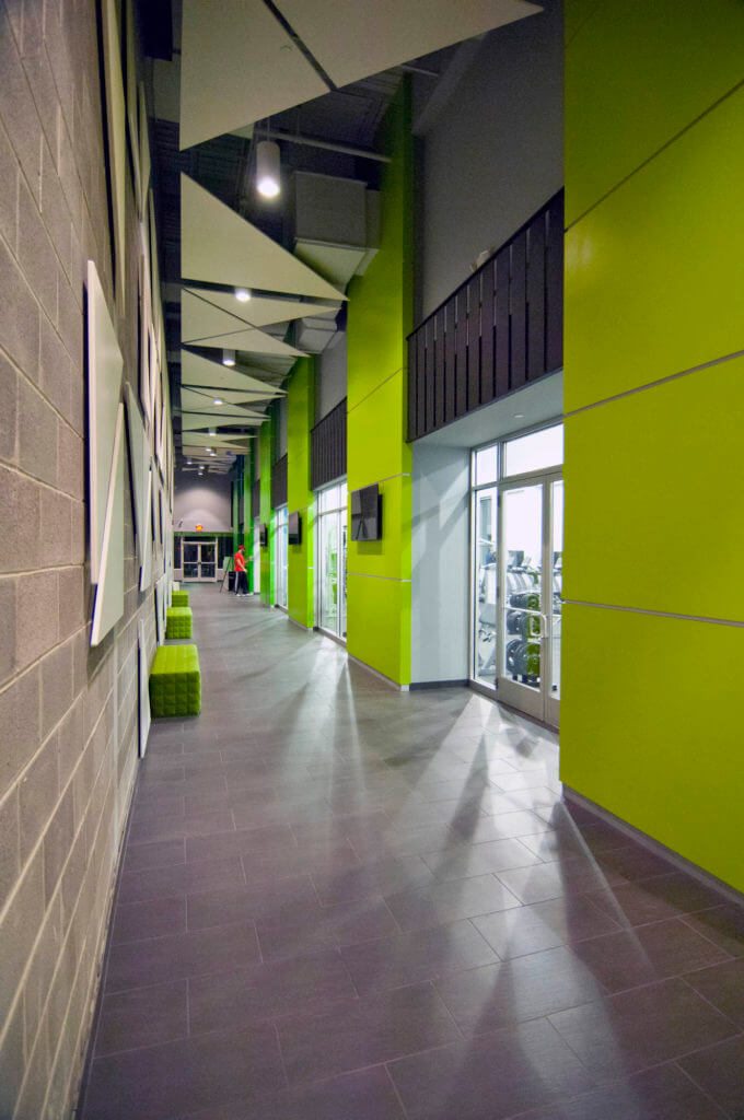 Hallway at the Deal Sephardic Network Community Center