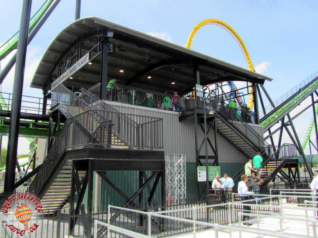 Green Lantern Roller Coster at Six Flags Great Adventure, Jackson, NJ