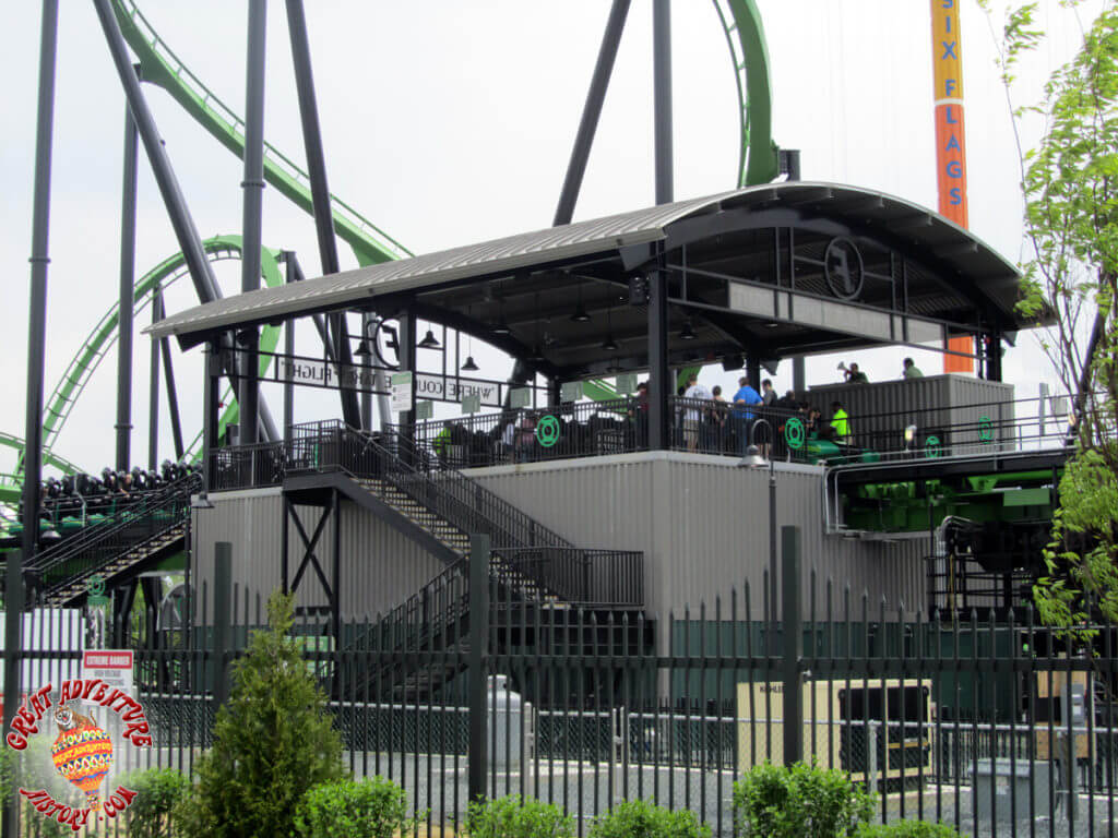 Green Lantern Roller Coster at Six Flags Great Adventure, Jackson, NJ